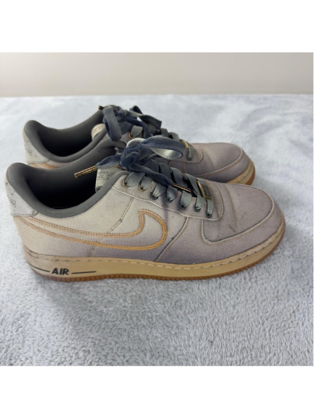 Nike Men's Size 8.5 US/7.5 UK/42 EU Air Force 1 Low Premium Denim 318775-404